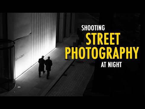 Shooting street photography at night.Tips and tricks for taking striking street pictures.