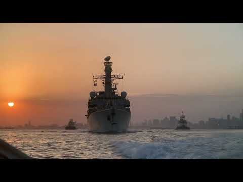 FINAL BOW FOR RETURNED HMS MONTROSE