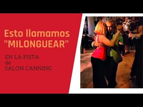 Pasos Baile #tango milonguero en Salón Canning, Carlos Neuman y Jennyfer. #TangoBA #Airesdemilonga