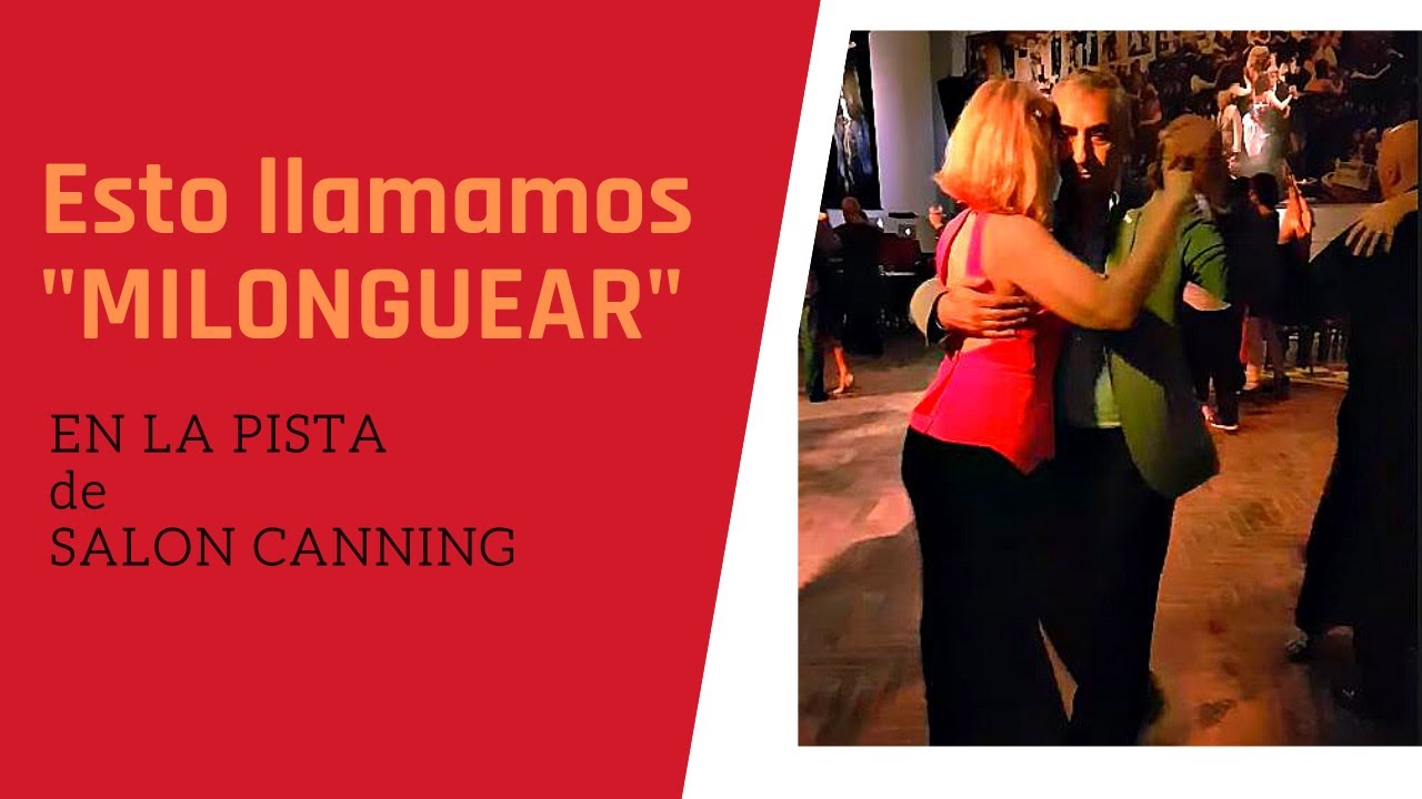 Pasos Baile #tango milonguero en Salón Canning, Carlos Neuman y Jennyfer. #TangoBA #Airesdemilonga