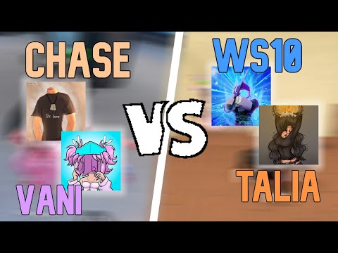 2v2 Against FAMOUS TIKTOKERS ft. WS10, VanilBean, & Talia