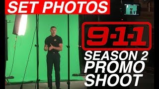Behind The Scenes of '9-1-1' Season 2 Promotional Shoot 