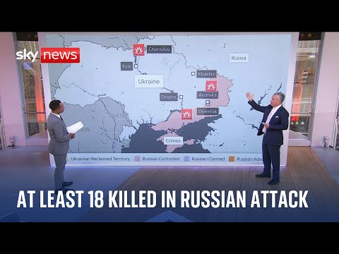 Ukraine war: At least 18 killed in Russian attack on Chernihiv