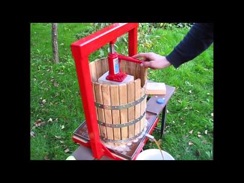 Hydraulic press GP-26 - juicer for apples, grapes, berries, fruits, vegetables, wine, cider making