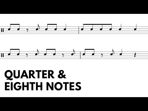 Snare Quarter-Notes & Eighth-Notes | INTERACTIVE Sight Reading Practice | PLAY ALONG