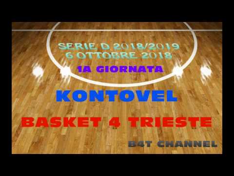 BASKET 4 TRIESTE SERIE D 2018/2019: 1A GIORNATA KONTOVEL-B4T