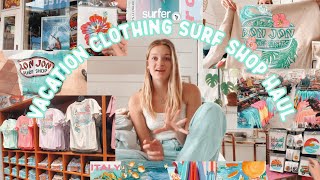 Surf Shop TRY ON haul | Vacation Shopping ROXY, BILLABONG, QUICKSILVER | $300 clothing Haul!