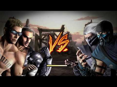 Mortal Kombat 9 Double J Team - Johnny Cage And Jax Tag Ladder Expert No Rounds,Matches Lost