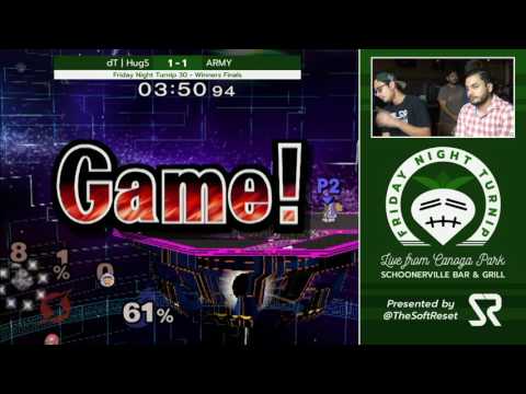 FNT 30 - dT | HugS (Samus) vs. ARMY (Ice Climbers) - SSBM Winners Finals - Smash Melee