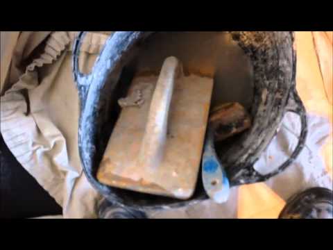 solid plaster a brick wall in a day