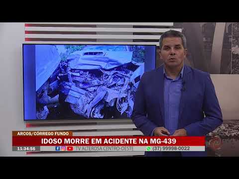 Arcos: Idoso morre em acidente na MG 439