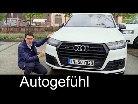 The best SUV? Audi SQ7 TDI 435 hp V8 FULL REVIEW test driven & Sound new neu