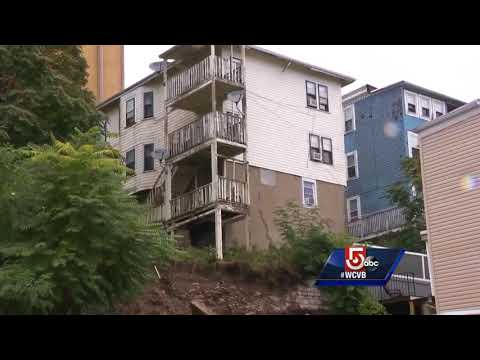 Video shows wall collapse in East Boston