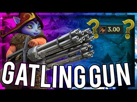 GATLING GUN LULU REDUCES TOP LANERS TO MULCH - LETHAL TEMPO FULL ATTACK SPEED LULU TOP