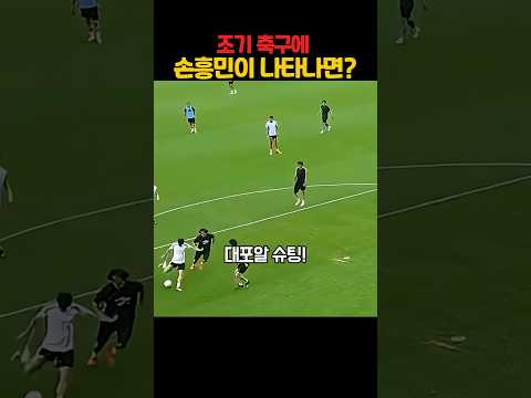 손흥민이 조기축구에 난입하면 생기는 일 ㄷㄷ