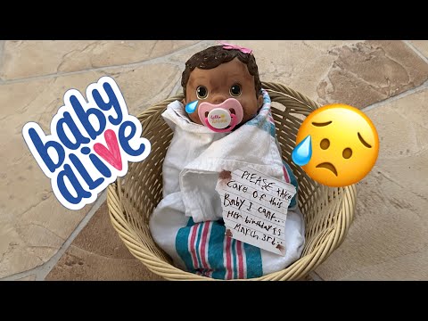 NEW Baby alive doll adoption story 😥