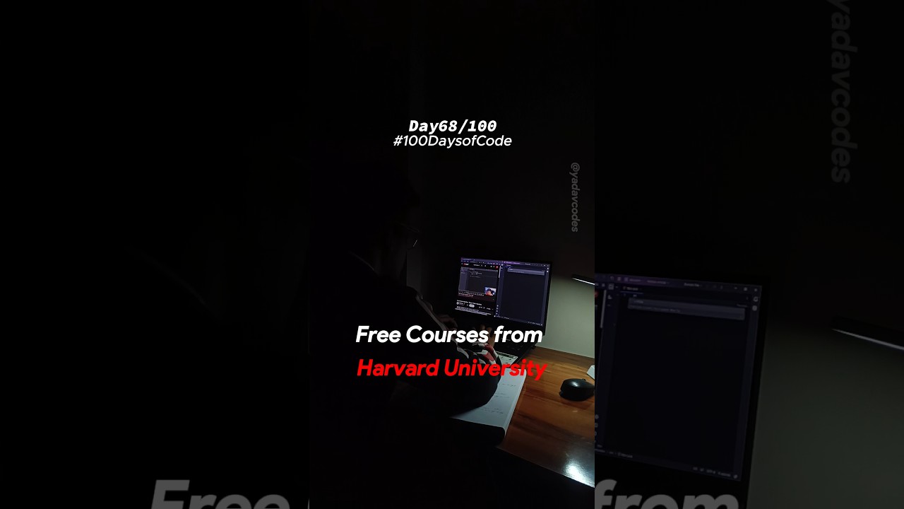 Day 68/100 #100DaysOfCode #computerscience #developer #programmer #programming #coding #shorts