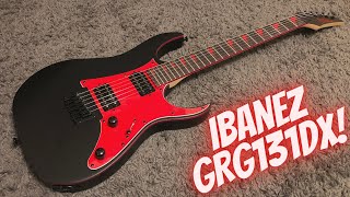Video thumbnail for Ibanez GRG131DX GRG Series Electric Guitar Flat Black review by Metal Till Death