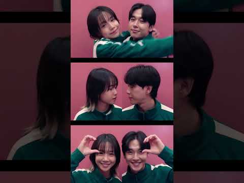 Player 222 and Player 333 | AI Hugging | AI Kissing | AI Hand Heart #squidgame #squidgame2 #fyp