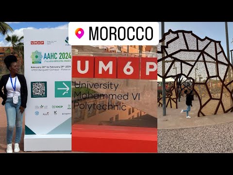 Morroco Vlog 5/15  University Mohammed VI Polytechnic UMP6, Benguerir | relocating | AAHC2024