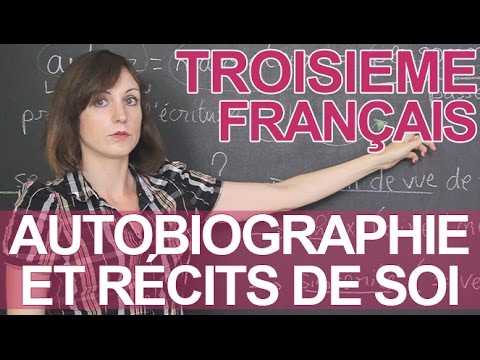 Autobiography and Self-Stories - French - 3rd - Les Bons Profs