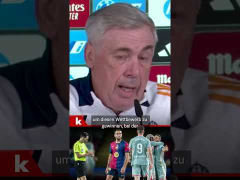 Ancelotti über die Barca-Krise: "Damit hat niemand gerechnet" #shorts