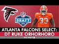 Ruke Orhorhoro Selected By Atlanta Falcons With Pick #35 In 2nd Round of 2024 NFL Draft After Trade