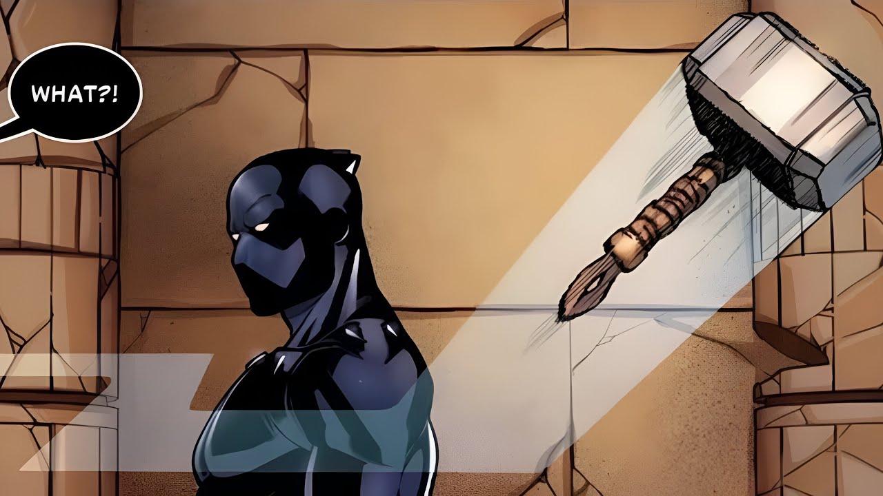 Mjölnir doesn't work on black panther