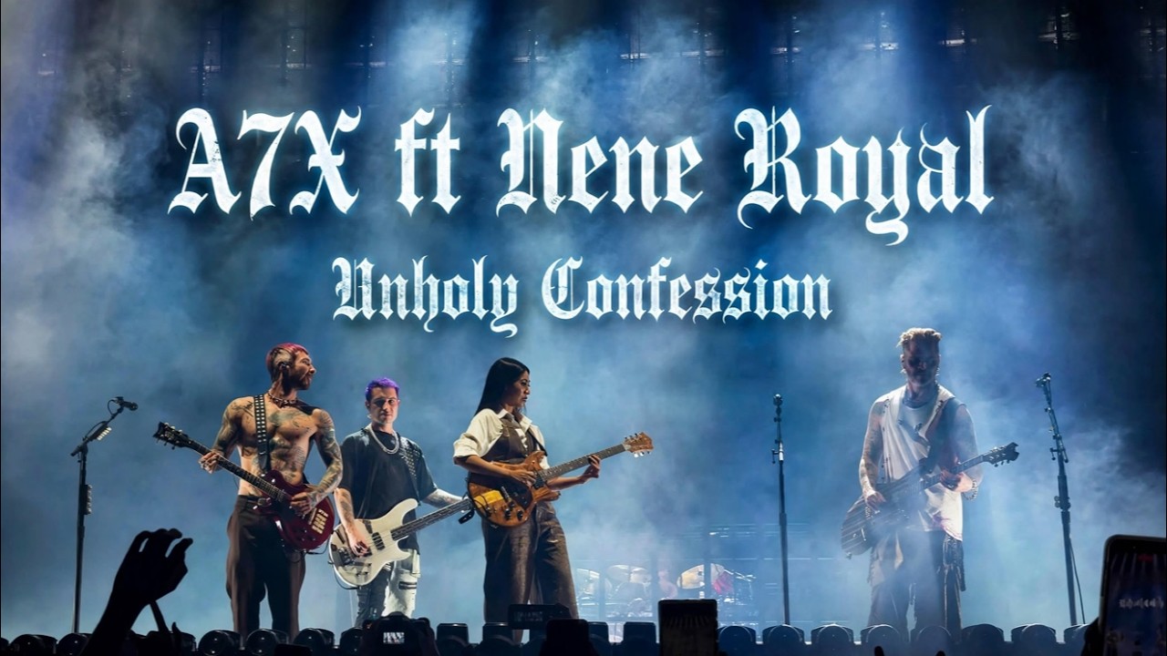 Nene Royal Plays Unholy Confessions With Avenged Sevenfold LIVE! + Ending with Drum Solo - YouTube