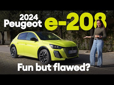 DRIVEN: 2024 Peugeot e-208: fun but flawed? | Electrifying.com