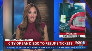 City Of San Diego To Resume Parking Tickets