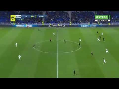 Gol de James Lea Siliki - Lyon 0 x 2 Rennes 11/02/2018