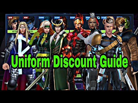 Uniform Discount Guide & Must Buy Uniform List - Marvel Future Fight