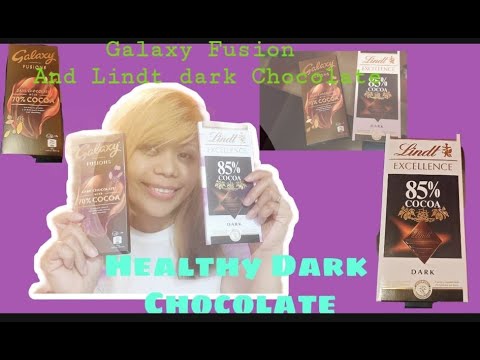 Galaxy Fusions And Lindt Excellence Dark Chocolate Healthy Review by Bambie Benes In UK