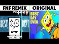 BEST DAY EVER FNF Remix Vs Original