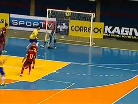 Futsal - Brasil 6 x 1 Bélgica - Desafio Internaci...