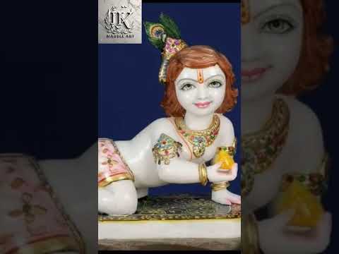 Laddu gopal marble statue, 1 feet, home