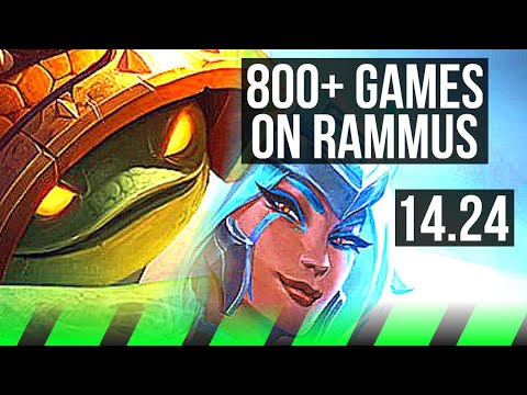RAMMUS vs NIDALEE (JGL) | Rank 3 Rammus, 800+ games | BR Challenger | 14.24