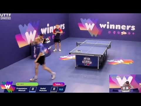 WINners CUP table 1 11.10 Presniakov Mikhail - Badai Maksim 19:30