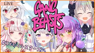 【Gang Beasts】一緒にお肉を食べた仲間と醜い女同士の争いする！ぐにゃぐにゃバトル！【#にくにくシスターズ】【初見さん歓迎】【JPVtuber / 浅井音紫】【バーチャルVtuber】