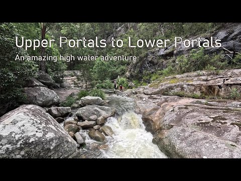 Upper Portals to Lower Portals - An amazing high water adventure at Mt Barney
