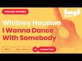 Whitney Houston - I Wanna Dance With Somebody (Lower Key) Karaoke Acoustic