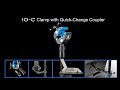 Triad-Orbit IO-C Mounting Clamp with IO Quick‑Change Coupler