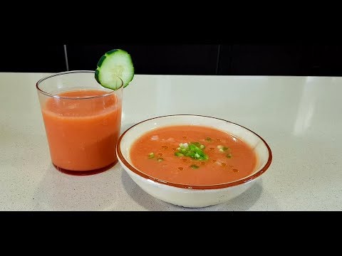 GAZPACHO ANDALUZ - LA RECETA CAMPEONA DEL MUNDO
