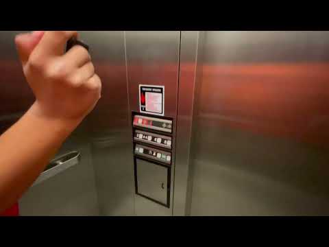 Nice Dover traction elevator @ Spruce St. Garage- Morgantown, WV