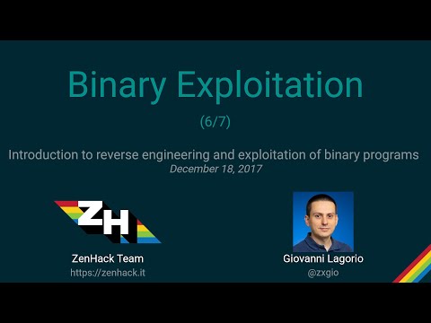 [11/13] Intro to reverse and binary exploitation: Binary Exploitation (6/7)