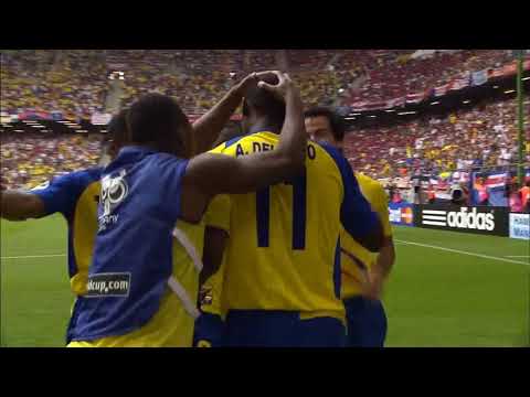 2006 FIFA World Cup Germany™ - Match 18 - Group A - 🇪🇨 Ecuador 3 x 0 Costa Rica 🇨🇷