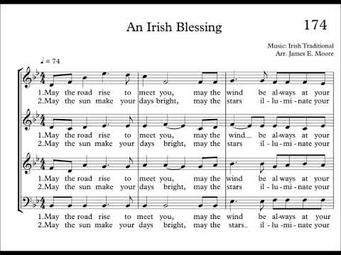 An Irish blessing- James Moore (score)