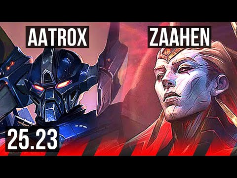 AATROX vs ZAAHEN (TOP) | Comeback | KR Master | 25.23
