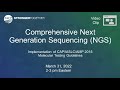 CAP/IASLC/AMP 2018 Molecular Testing Guidelines: Comprehensive Next Generation Sequencing (NGS)